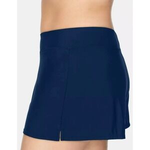 Swim Solutions Navy Blue Womens Plus Size 18W Boy Short Swim Bottoms‎ NWT